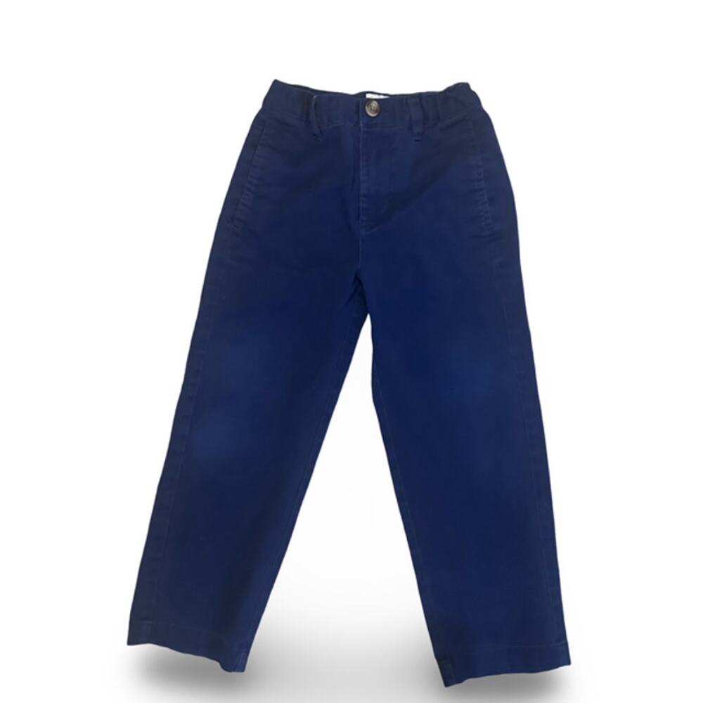 Cat & Jack Boys Chino Pants Size 5 Blue Casual Uniform Straight Leg Pants